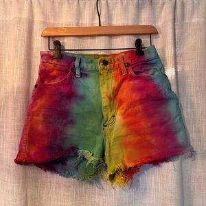 Vintage Wrangler Tie dye shorts